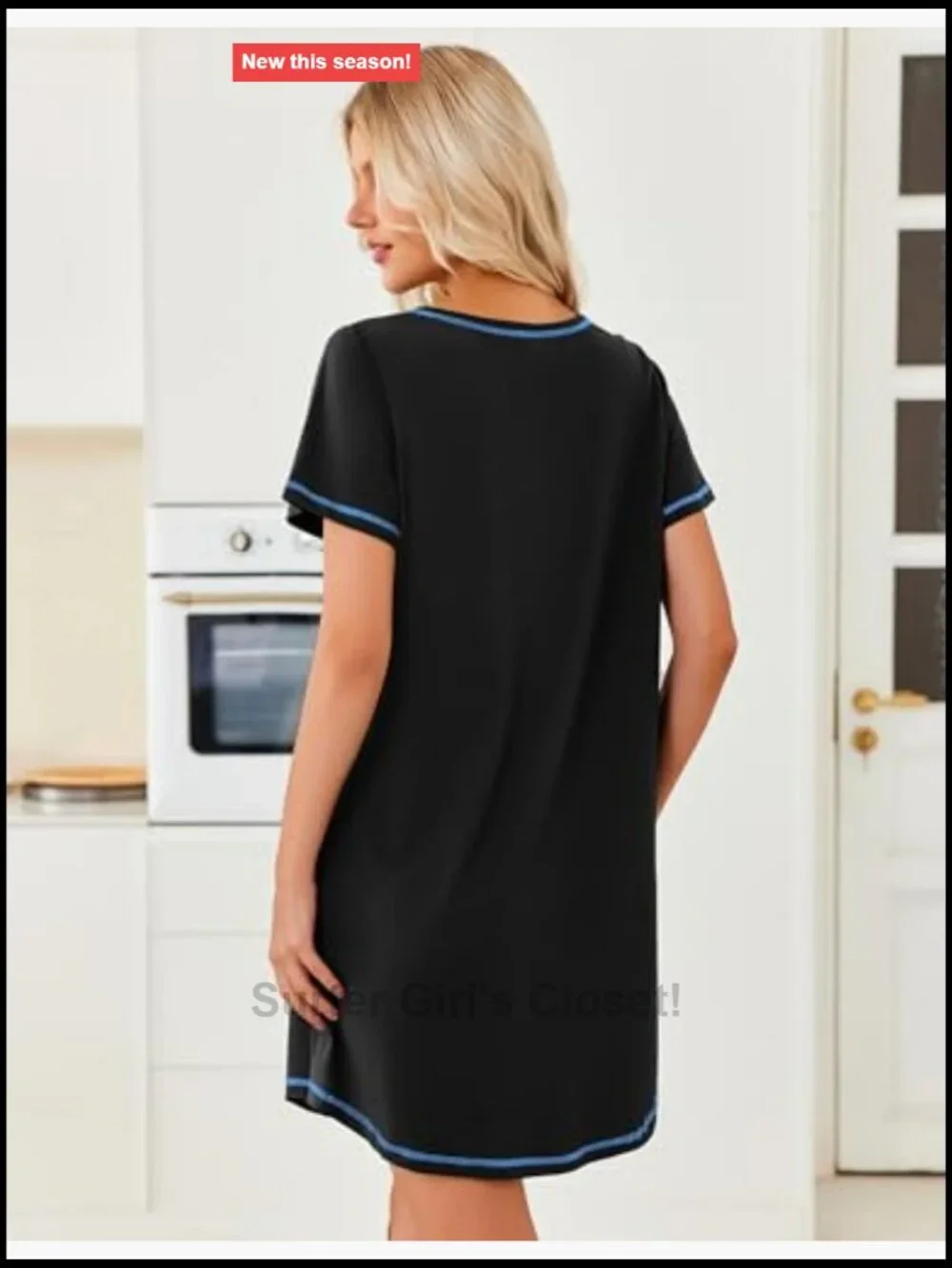 N/A cotton nightgown